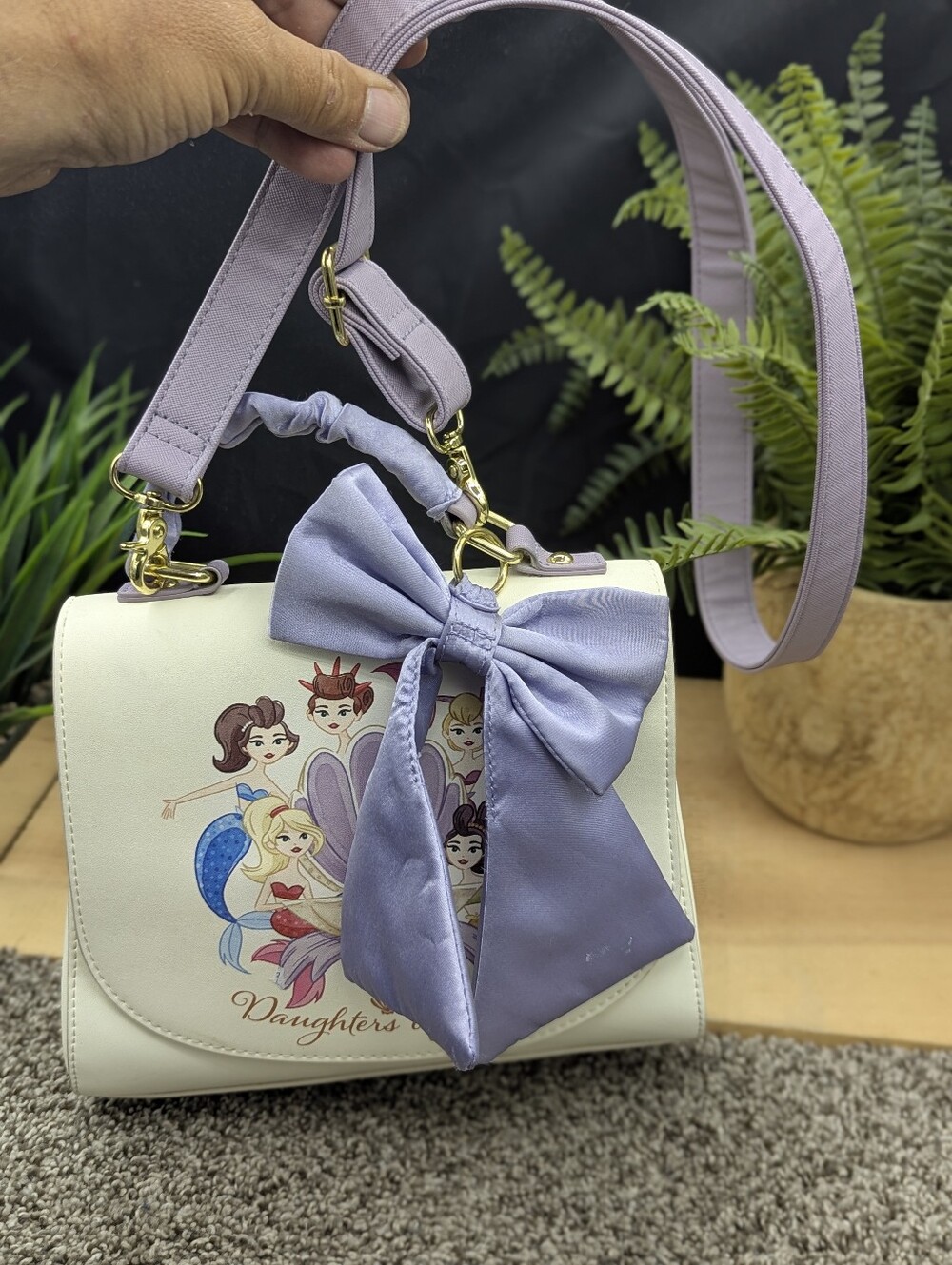 Loungefly Disney The Little Mermaid Daughters of Triton Group Portrait Handbag - Picture 7 of 12
